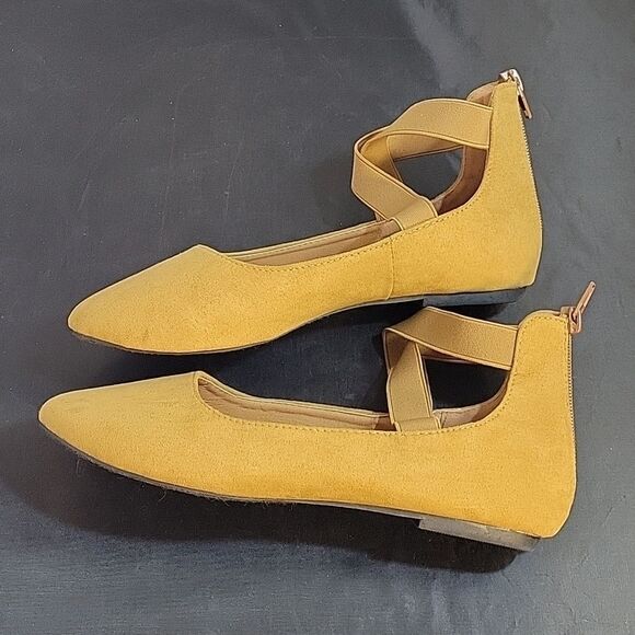 BRAND NEW TWISTED SLIP IN  STEP OUT  ELASTIC CROSS STRAP CLOSED TOE BALL… - Picture 9 of 14